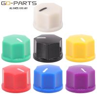 15x10mm White ABS Plastic set Pointer Rotary Knob for Guitar AMP effect Pedal Stomp Box Overdrive Radio Speaker 1/4 Shaft Hole