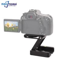 Z Bracket Mount Stand with Quick Shoe QR Plate for Canon Nikon Sony Camcorder Tripod Slide Guide