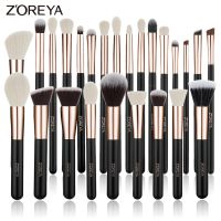 【cw】 ZOREYA Rose Gold Makeup Bruhes Set Professional Eyeshadow Brushes Foundation Blending Eyebrow Blush pinceaux de maquillag