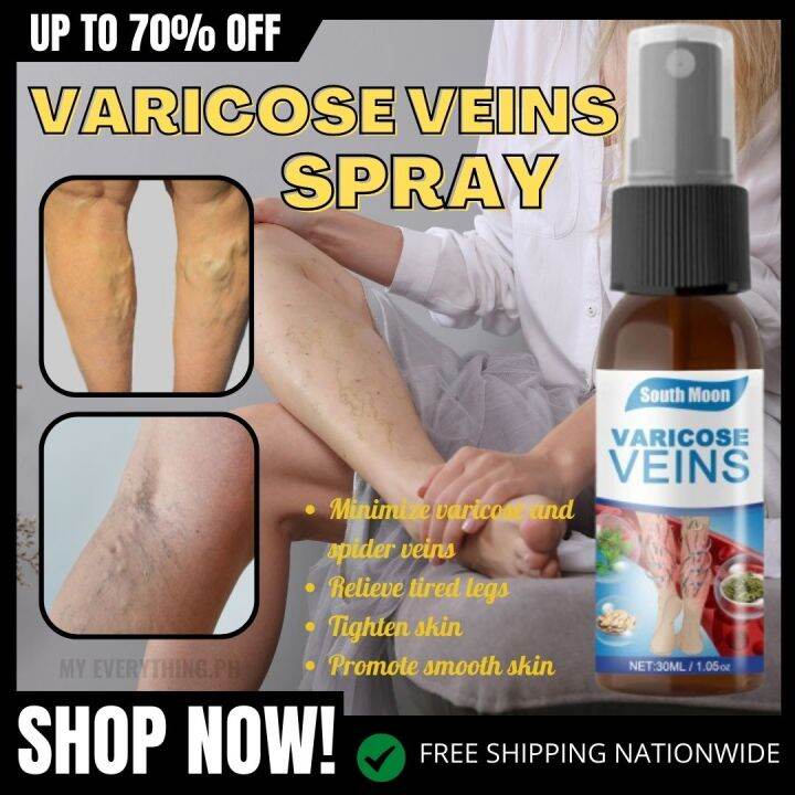 NEW!! South Moon Varicose Vein Massage Spray Improves Blood Circulation
