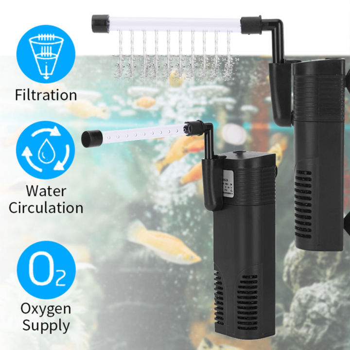 ปั๊มกรองน้ำแบบจุ่มสไตล์ใหม่-อุปกรณ์เสริมตัวกรองอากาศสำหรับตู้ปลาบ่อน้ำเพิ่มออกซิเจนเครื่องมือปั๊ม