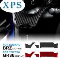 Xps คาร์บอนไฟเบอร์แท้สำหรับ Subaru BRZ GR86อุปกรณ์เสริม2021-2022แผงแผงหน้าปัดรถยนต์สติ๊กเกอร์แปะตกแต่งตกแต่งภายใน