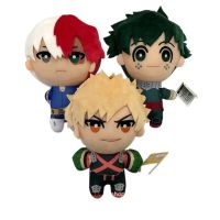 ตุ๊กตาของเล่นยัดใส้แบบนุ่มจี้ตุ๊กตาสำหรับวันเกิดอนิเมะ My Hero Academia Izuku Midoriya Katsuki Bakugou Shouto Todoroki