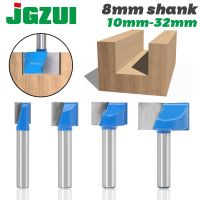 【hot】⊙  JGZUI 1pc 8mm Cleaning bottom Engraving Bit solid carbide router bit Woodworking Tools milling endmill for