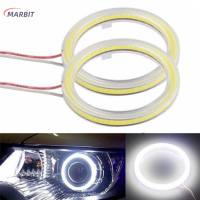 MARBIT รถจักรยานยนต์ LED cob ไฟหน้าไฟตัดหมอกแหวนรถ DRL ไฟวิ่งกลางวัน