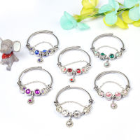 [มีในสต็อก] Clover Kids DIY Jewellery Bracelet New Alloy Cats Eye Big Hole Bead Bracelet DIY Color Beaded Bracelet