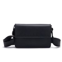 ?ZARAˉHOME mens bag trendy brand ins commuter bag high-end feeling boys minority black messenger bag trendy small square bag