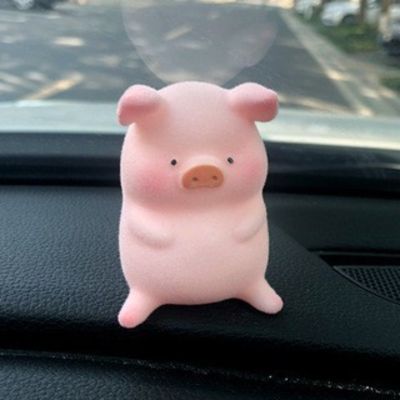 【jw】☌✔  Pingente De Carro Pig Pingentes Espelho Retrovisor Automático Presente Aniversário Decoração Ornamentos Porco Bonito Acessórios