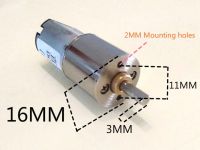 Free shipping Short axis 16GA (030) 60RPM New 6V DC geared motor with high torque Electric Motors