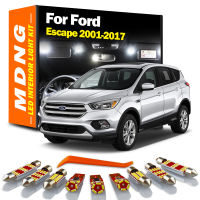 MDNG Canbus รถอุปกรณ์เสริม LED ภายในชุดสำหรับ Ford Escape 2001-2014 2015 2016 2017แผนที่โดม Trunk ใบอนุญาตโคมไฟ