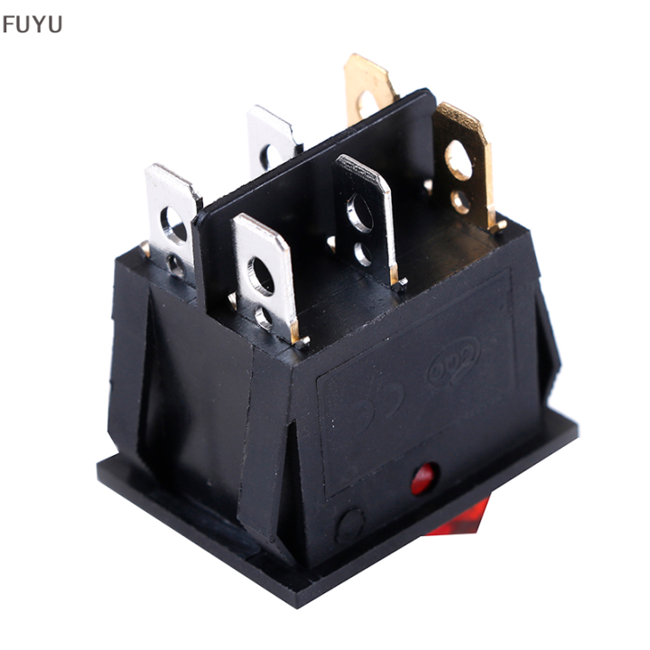 fuyu-6-pin-on-off-double-spst-rocker-boat-switch-250v-15a-125v-20a-red-green-light