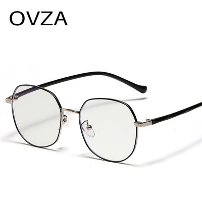 OVZA Oval Anti Blue Light แว่นตาผู้ชาย2022ใหม่กรอบแว่นตาแฟชั่นผู้หญิงใหม่ S2095