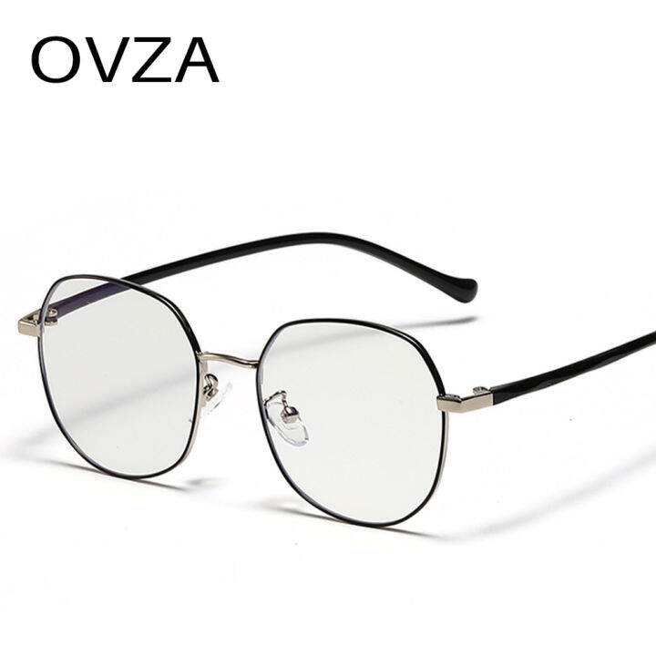 ovza-oval-anti-blue-light-แว่นตาผู้ชาย2022ใหม่กรอบแว่นตาแฟชั่นผู้หญิงใหม่-s2095