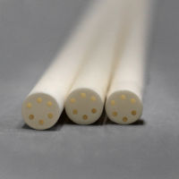 1750 degrees With 6 inner hole 99 Ceramic tube Corundum tube Thermocouple temperature sensor tube High temperature