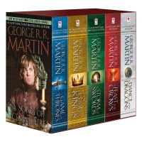 Song of ice and fire volume 1-5 paperback American English original game of threads 5-copy box English book