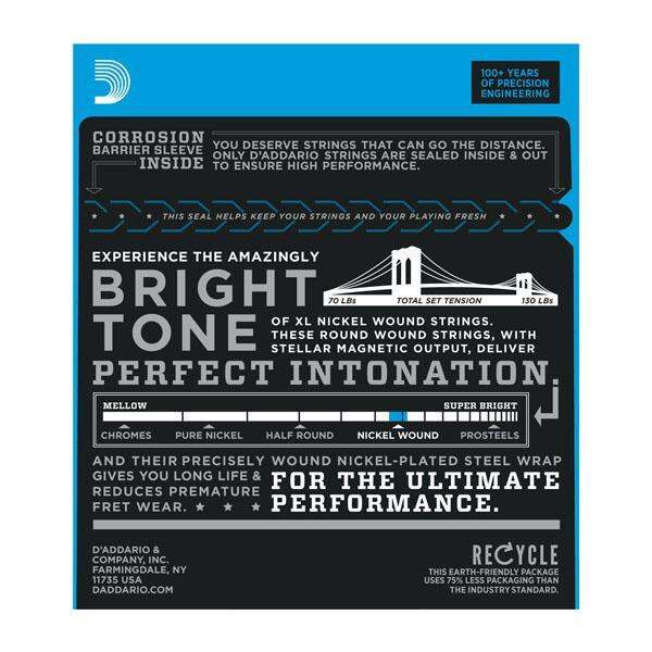 daddario-สายกีตาร์ไฟฟ้า-เบอร์-11-แบบนิกเกิล-ของแท้-100-รุ่น-exl116-top-heavy-bottom-medium-11-52-made-in-usa