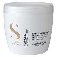 AlfaParf semidilino dimond mask อัลฟ่าพาร์ฟ เซมิดิลิโน่ ไดมอนด์ อิลลูมิเนตติ้ง มาส์ค 500มล. 1กระปุก มาส์คประกายเพชร มาส์คบำรุงผม สูตรอาหารเข้มข้น