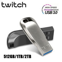 กระตุก USB 3.0แฟลชไดร์ฟ Pendrive 512GB/1 Tb/ 2TB Usb แท่งไดร์ฟปากกา Usb แฟลชไดรฟ์ Usb ดิสก์โลหะความเร็วสูง U Disk Stick USB Memory Stick