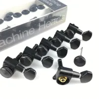 New Black Guitar Locking Tuners Electric Guitar Machine Heads Tuners JN-07SP Lock Tuning Pegs ( With Packaging )