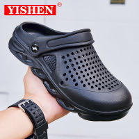 YISHEN Sandals Mens Garden Shoe Sports Sandals Outdoor Indoor Slippers Hiking Summer Beach Water Shoes Male Quick Drying Sandals House Slippers