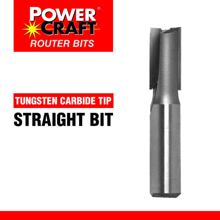 POWERCRAFT 1/4 SHANK ROUTER BIT STRAIGHT BIT Lazada PH