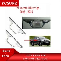 2005 Car Accessories Abs 2pcs Chrome Side Lamp Rim For Toyota Hilux Vigo 2005 2006 2007 2008 2009 2010