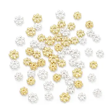 8mm 14K Gold Plated brass wheel Beads,CZ paved Wheel beads,Gold