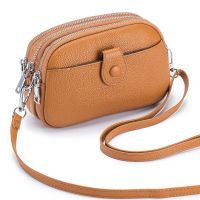 Fashion Cellphone Shoulder Bag Women Cow Leather Cross Body Bag 2023 Handbag Card Holder Large Capacity Wallet Mummy Satchel Bag Cross Body Shoulder B