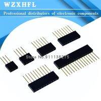 10pcs 2/3/4/6/8/10/15 Pin 2.54 mm Stackable Long Legs Femal Header For Arduino Shield WATTY Electronics