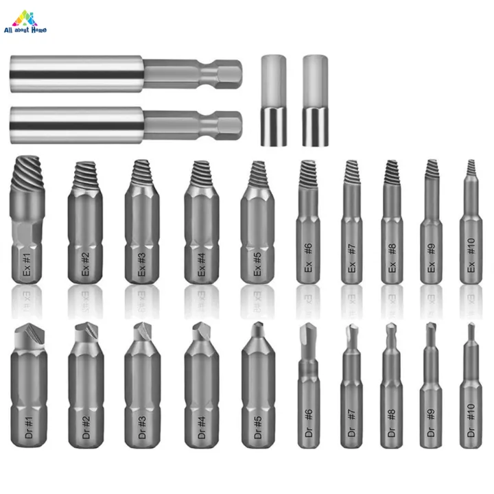 Screw Extractor Set Screw Bolts AllPurpose Easy Out Remover Stripped