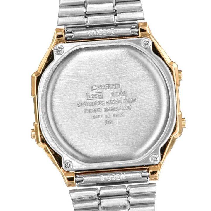 นาฬิกาข้อมือ-casio-ระบบดิจิตอล-รุ่น-a168wg-9wdf-สี-gold