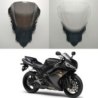 Motorcycle Front Windshield Windscreen windpoof protection e black clear For Yamaha YZF1000 YZF-1000 R1 2007 2008 07-08