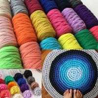 Hot sell 210g Thick Cloth Yarn Soft Colored Yarn for Hand Knitting Woven Bag Carpet DIY Hand-knitted Material