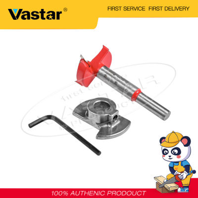 Vastar 35 มิลลิเมตรบานพับหลุมจิ๊กเจาะคู่มือชุดDIYงานไม้ประตูหลุมเปิดปกปิดบานพับคู่มือประตูเลื่อยตู้อุปกรณ์เครื่องมือ (เพียง 1X35 มิลลิเมตรงานไม้ตำแหน่งเจาะ)