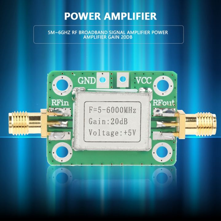 RF Ultra-wideband Medium Power Amplifier 5M-6GHz RF Broadband Signal ...