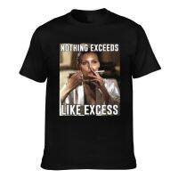 Premium Quality Nothing Exceeds Like Excess Elvira Glamour Scarface Father/Dad Cotton Summer T-Shirt