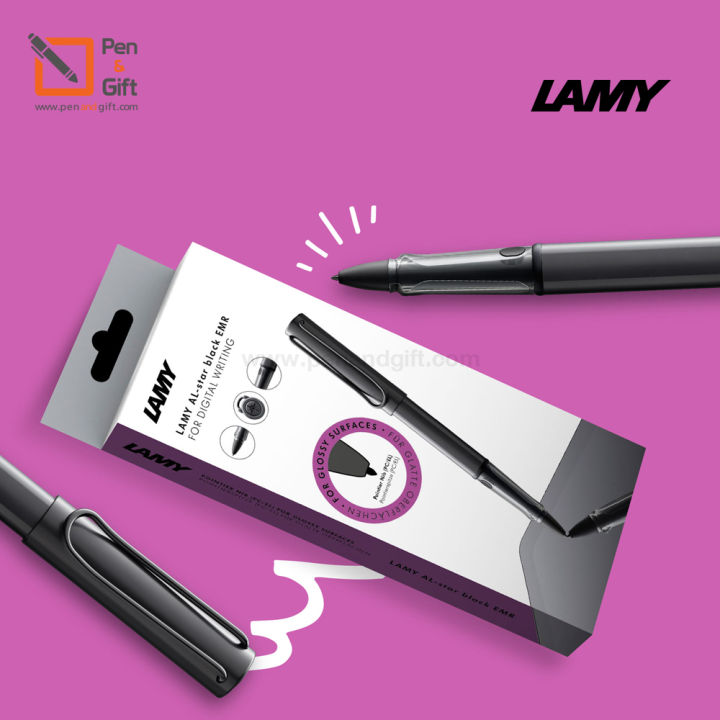 ปากกาดิจิตอล-lamy-al-star-black-emr-digital-stylus-ปากกาดิจิตอลลามี่-ออลสตาร์แบล็ค-อีเอ็มอาร์-for-digital-writing