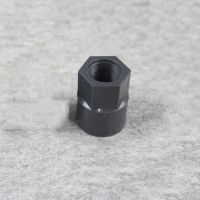 25mm ID Socket x M20 Female Thread PVC Reducer Bushing Pipe Fitting For Pressure Gage