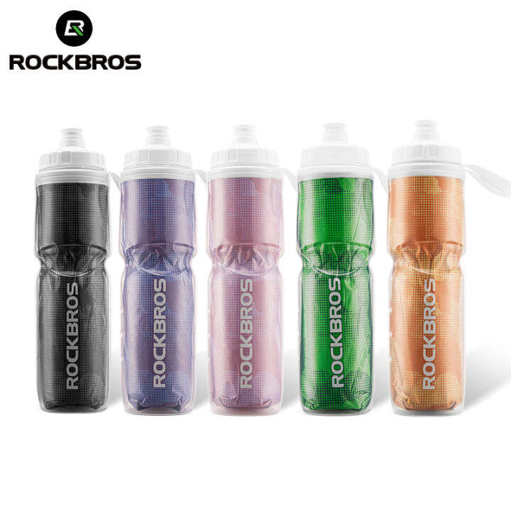 ROCKBROS 750ML Cycling Water Bottle Keep Cold Drinking Sports Outdoor