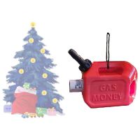 1 Pieces Gas Can Christmas Ornament Funny XMAS Tree Pendant Decoration Gas Can XMAS Tree Decor New