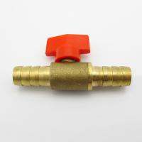 10mm Hose Barb 2 Two Way Brass Ball Valve Pipe Fitting Connector Adapter For Gas Air Valves