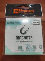 Elephant Magnote กระดาษโน๊ตแม่เหล็ก ติดได้ทุกพื้นผิวยกเว้นผิวมัน สีพาสเทล ขนาด 3x3 นิ้วt ***ส่งด่วนเคอรี่