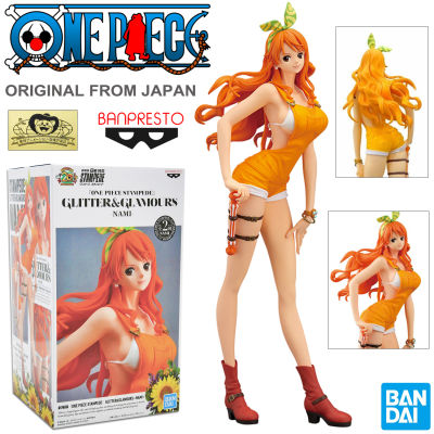 Figure ฟิกเกอร์ งานแท้ 100% แมวทอง Banpresto Bandai One Piece วันพีซ เดอะมูฟวี่ เต็มพิกัดสลัดจอมลุย วันพีช Nami นามิ กลุ่มโจรสลัดหมวกฟาง Ver Original from Japan Anime อนิเมะ การ์ตูน มังงะ คอลเลกชัน ของขวัญ Gift New Collection ตุ๊กตา manga Model โมเดล
