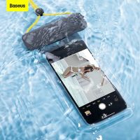 Baseus กระเป๋าโทรศัพท์กันน้ำ IPX8 7.2นิ้ว,สำหรับ iPhone 13 Samsung กระเป๋า Xiaomi ดริฟท์ฝาครอบเคสดำน้ำเล่นเซิร์ฟ