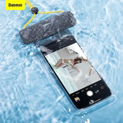 「Enjoy electronic」 Baseus 7.2inch IPX8 Waterproof Phone Bag For iPhone 13 Samsung Xiaomi Waterproof Pouch Drift Diving Surfing Phone Bag Case Cover