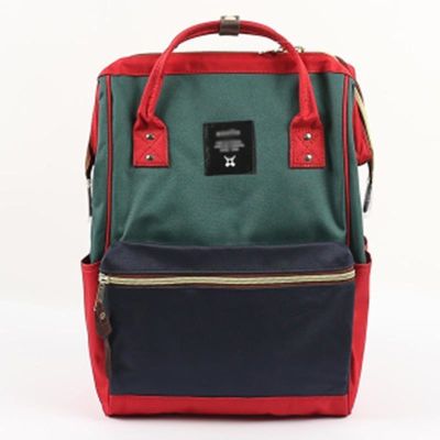2023 Original❏☃卍 Japans lotte backpack run away bag mother bag mouth gold bag Oxford students travel backpack bag