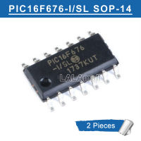 2Pcs PIC16F676-I/SL SOP14 PIC16F676-I/SL -1/SL SOP-14 SMD 14-Pin Flash 8-Bit CMOS ไมโครคอนโทรลเลอร์ใหม่เดิม