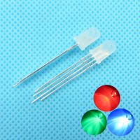 ❦▫ 10pcs/lot F5 5mm LED Diffused Foggy Multicolor 4pin Common Cathode RGB Light Emitting Diode Lamp Bead Round Plug-in DIY Kit