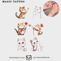 Sai MAGIC TATTOO 075ใช้ได้นานถึง2สัปดาห์,สติ๊กเกอร์รอยสักคงทนกันน้ำรอยสักปลอมชั่วคราว18ซม. × 11ซม.