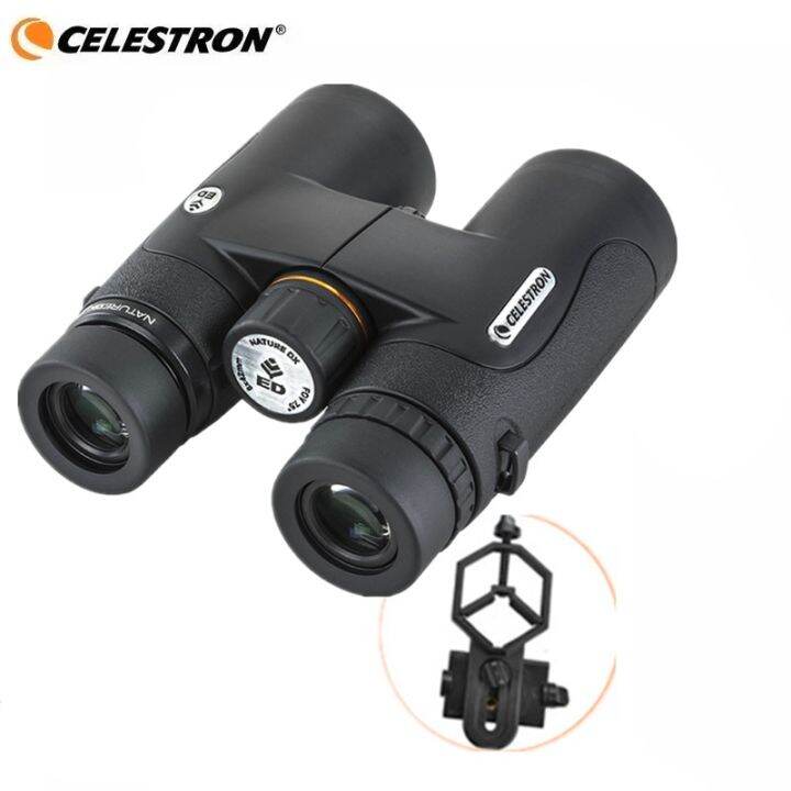 celestron-nature-dx-ed-8-10x42-10-12x5-0กล้องส่องทางไกลพรีเมียมการกระจายตัวต่ำเป็นพิเศษ-ed-เลนส์วัตถุประสงค์ปริซึม-bak-4เคลือบหลายชั้น